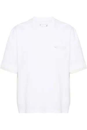 SACAI Panelled-design T-shirt