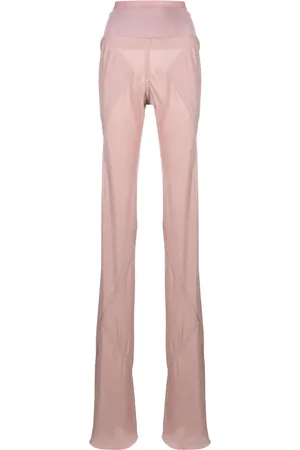 Rick Owens Bias-cut high-waisted trousers