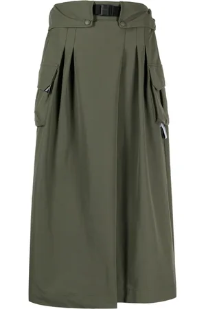 Musium Div. Overlapping wide-leg trousers