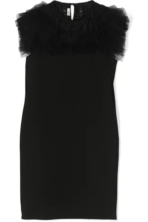 Fendi FF monogram-print ruffled dress