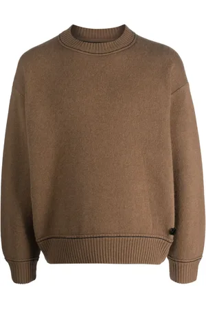 SACAI Crew-neck pullover jumper