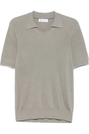 Brunello Cucinelli Ribbed polo shirt