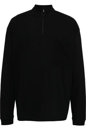 OFF-WHITE Half-zip cotton hoodie