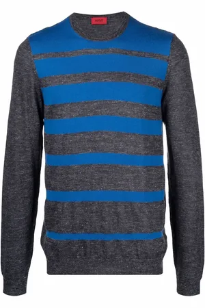 HUGO BOSS Striped-knit jumper