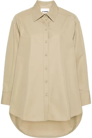 Jil Sander Cut-out cotton shirt