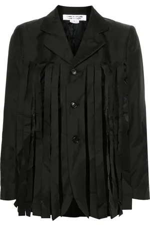 Comme des Garçons Fringe-detail blazer