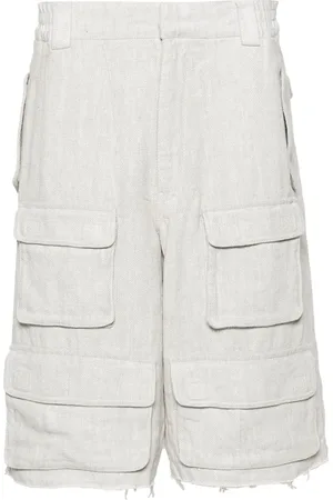 MISBHV Linen blend cargo shorts