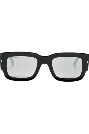 Dsquared2 Hype logo-print rectangle-frame sunglasses