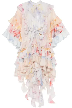 ZIMMERMANN Crush Spliced Ruffle mini dress