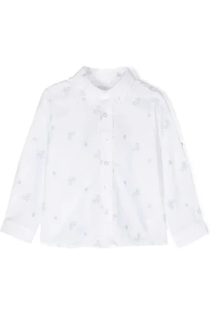 PATACHOU Tennis-motif embroidery shirt