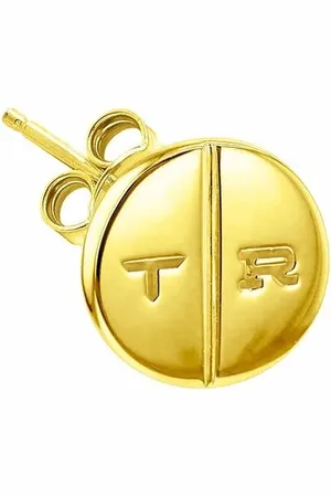 TRUE ROCKS Round pill stud earring