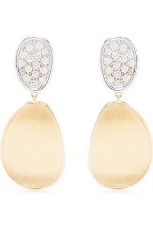 Marco Bicego 18kt yellow and white diamond drop earrings