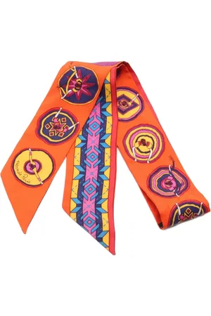 Hermès 2000s Twilly Balles du Mexique scarf