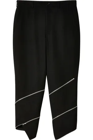 Comme des Garçons Zip wool cropped trousers