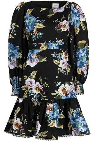 Erdem Rydal floral-print poplin dress