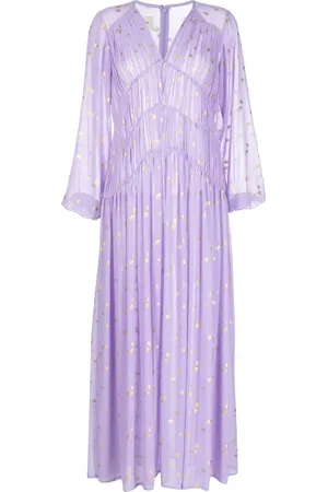 Bambah Polka-dot print long dress