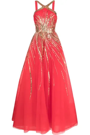 Saiid Kobeisy Halterneck sequin-embellished gown