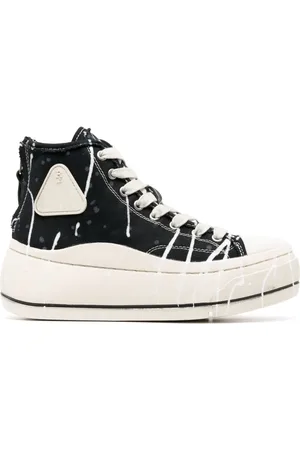 R13 Kurt paint-splatter sneakers