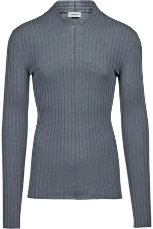 Salvatore Ferragamo V-neck ribbed-knit jumper
