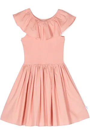 Molo Off-shoulder organic-cotton dress