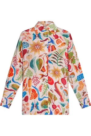 Farm Rio Graphic-print long-sleeve shirt