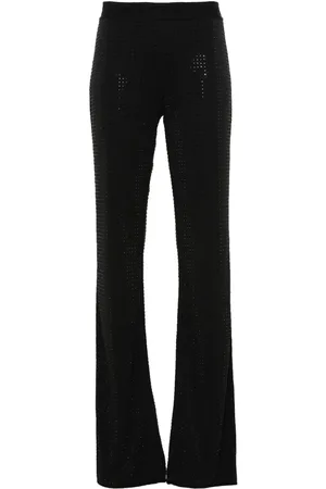 VERSACE Rhinestone-embellished trousers