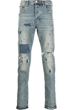 Purple Brand Animal Repair Jeans "Mid Indigo"