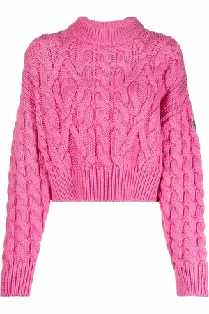 Moncler Cable-knit cropped jumper
