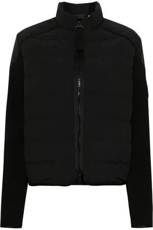 Moncler Padded-panels knitted cardigan