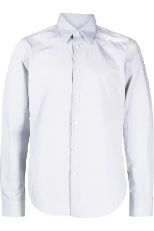 Lanvin Grid-pattern cotton shirt