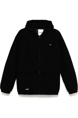 Chocoolate Logo-patch hooded jacket
