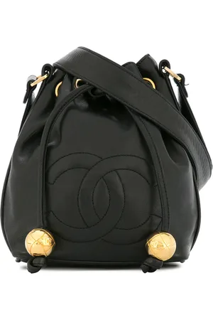 CHANEL 1994-1996 Drawstring Chain Mini Shoulder Bag