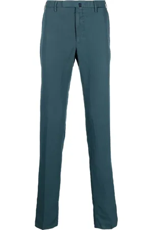 Incotex Straight-leg linen-cotton chinos