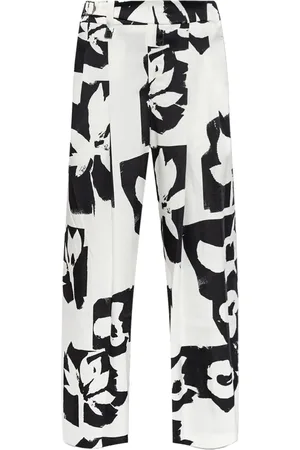 Issey Miyake Abstract-print trousers