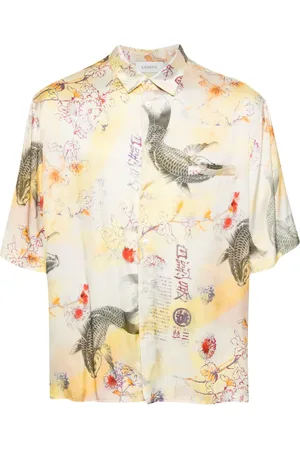 LANEUS Graphic-print shirt