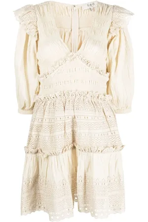 SEA Puff-sleeves dress