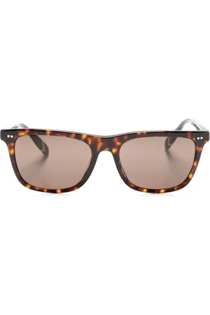 Ralph Lauren Tortoiseshell-effect square-frame sunglasses