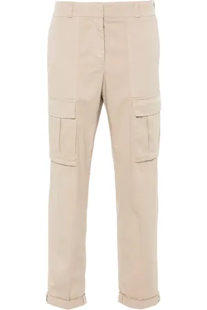 PESERICO SIGN Cropped cargo trousers