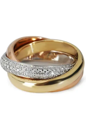 Cartier 18K Trinity diamond ring