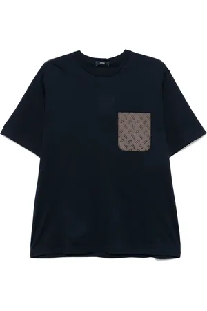 HERNO Logo-embroidered T-shirt