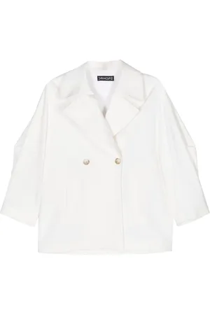 DRHOPE Notched-lapels double-breasted blazer