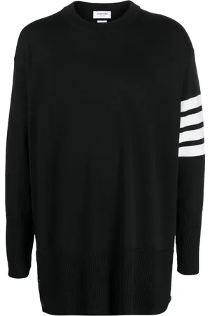 Thom Browne Fine-knit 4-Bar wool jumper