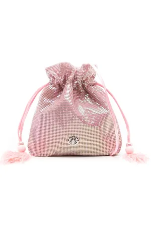 Isla Ibiza Mesh logo-plaque shoulder bag