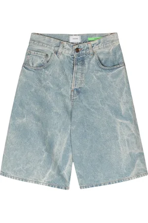 haikure Becky wide-leg denim shorts