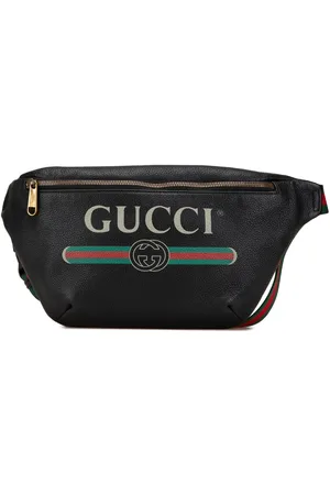 Gucci 2000-2015 Grained Calfskin Logo belt bag