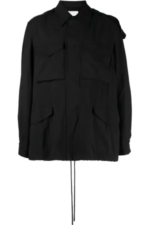 4SDESIGNS Contrasting panel-detail jacket