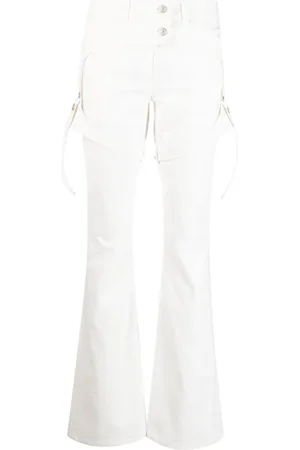 Courrèges Straight-leg cotton trousers