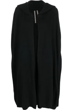Rick Owens Hooded knitted cardi-coat