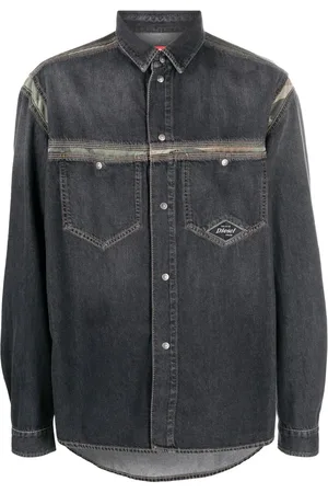 Diesel D-Hor-Fs camouflage-print shirt