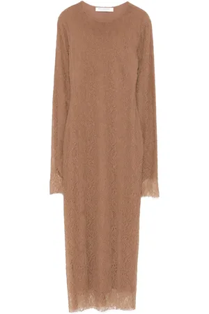 Serafini Guipure-lace midi dress